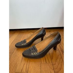 Talbot Heels Penny Loafer Style Size 6